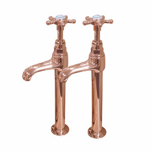copper basin taps, copper butler sink taps