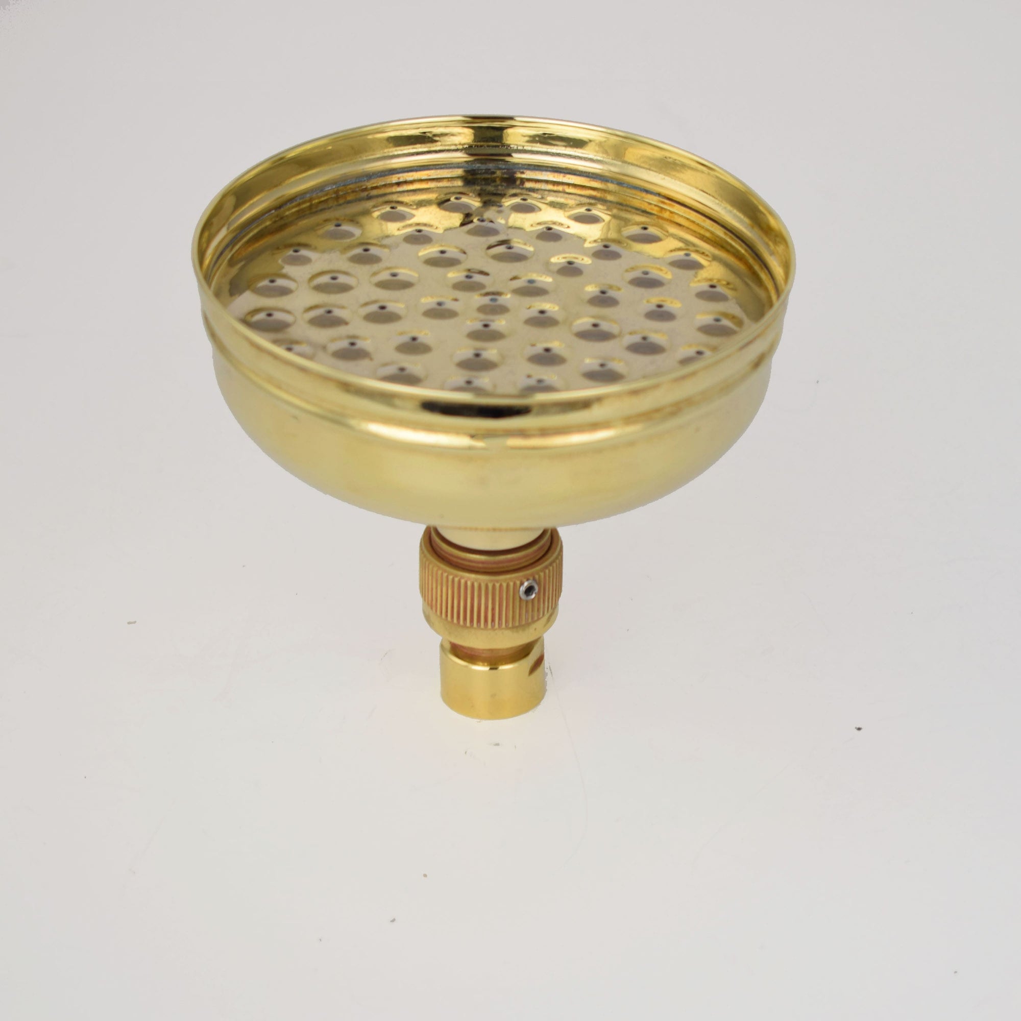 close up image brass shower head for sale