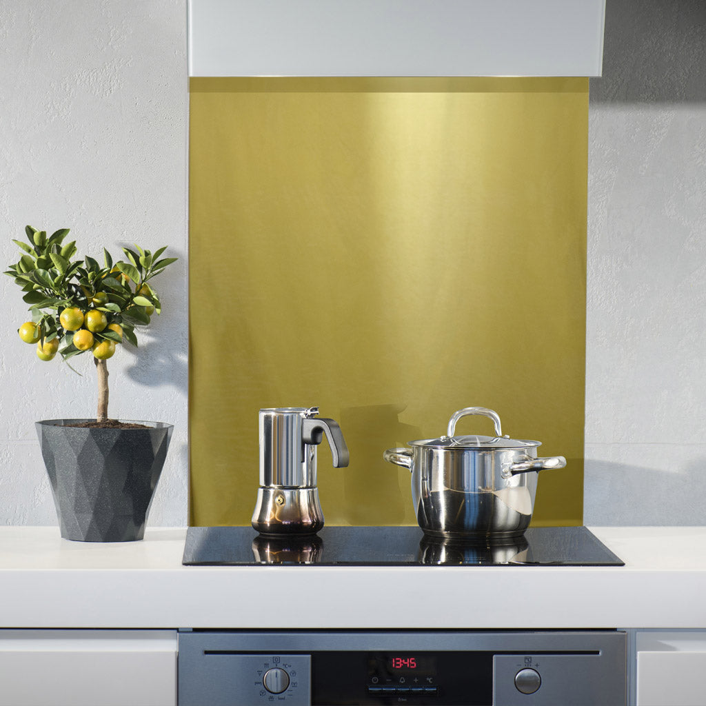 Brass Kitchen Splashback - Proper Copper Design