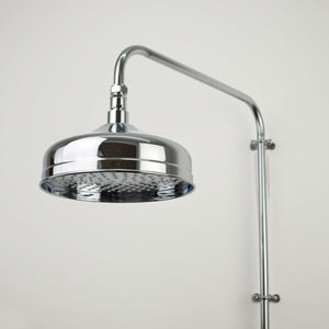 Chrome Shower Head - Medium Bell Shape - Proper Copper Design