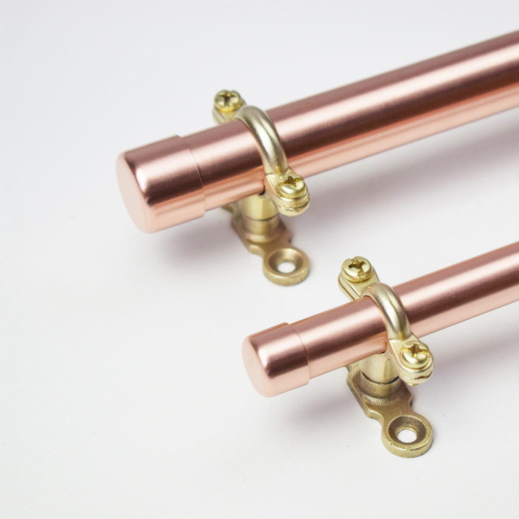 Curtain Rail in Copper - Proper Copper Design