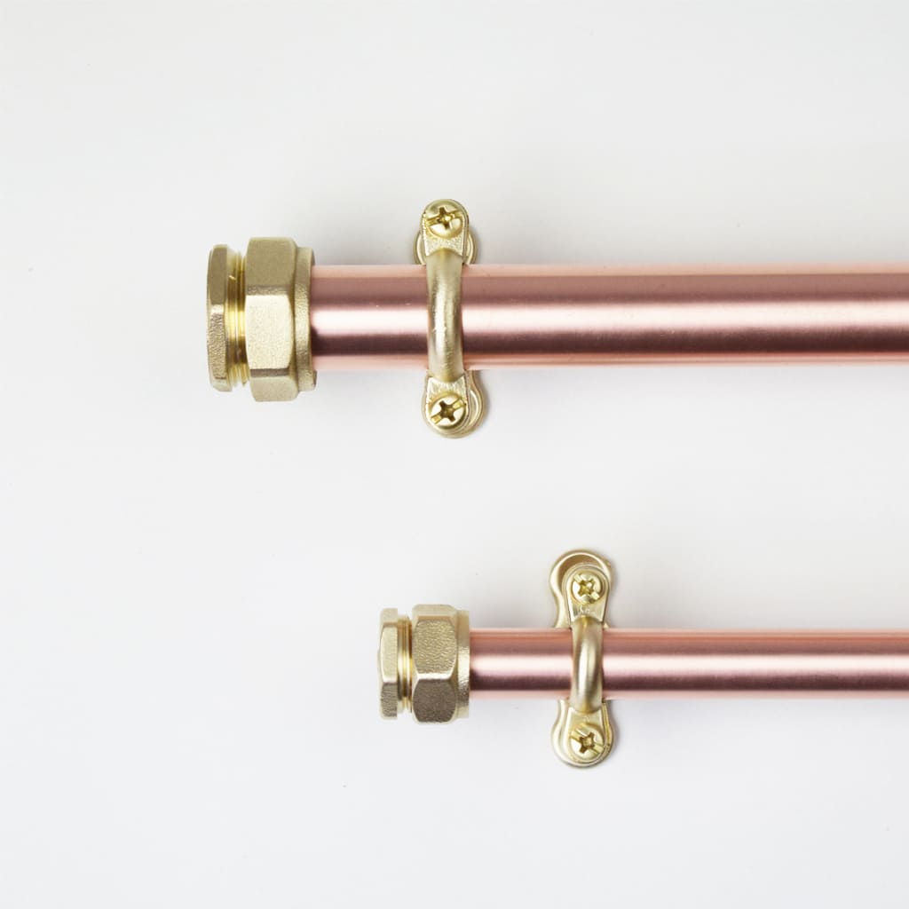 Curtain Rail in Copper - Proper Copper Design