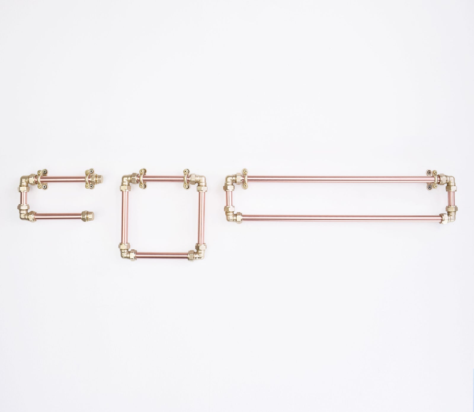 Industrial Copper and Brass Bathroom Set - Proper Copper Design