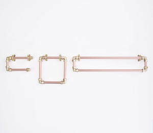 Industrial Copper and Brass Bathroom Set - Proper Copper Design
