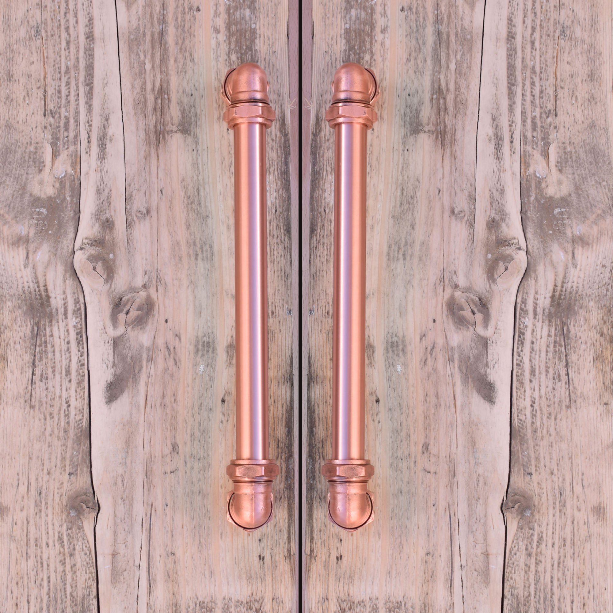 Industrial Copper Handle with Bolt Ends - Proper Copper Design
