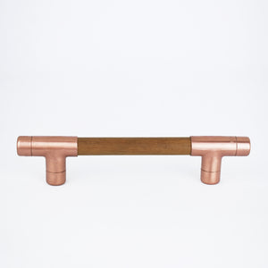 Copper Handle with Sapele T-shaped - Proper Copper Design