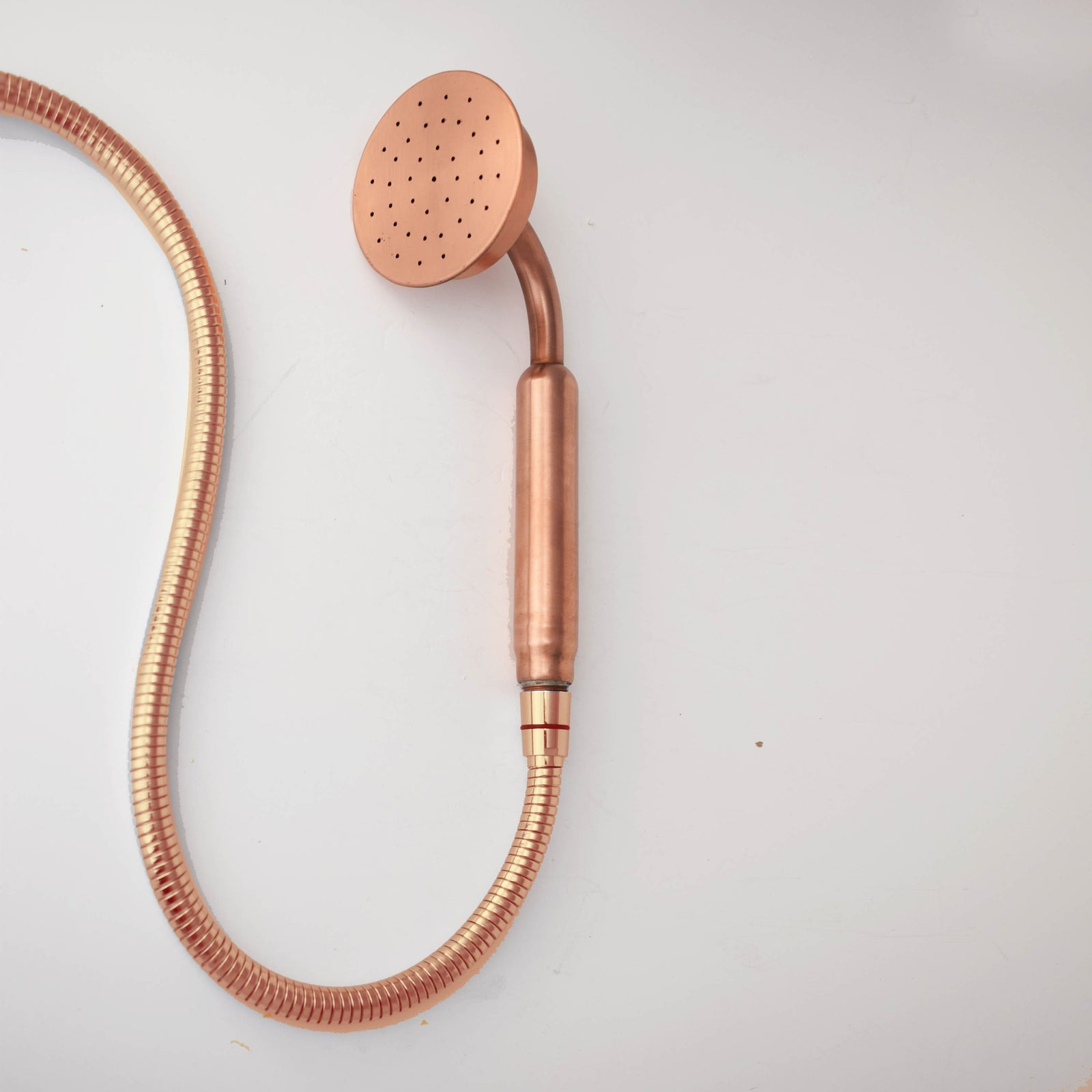 Solid Copper Handheld Shower Head Attachment - Proper Copper Design