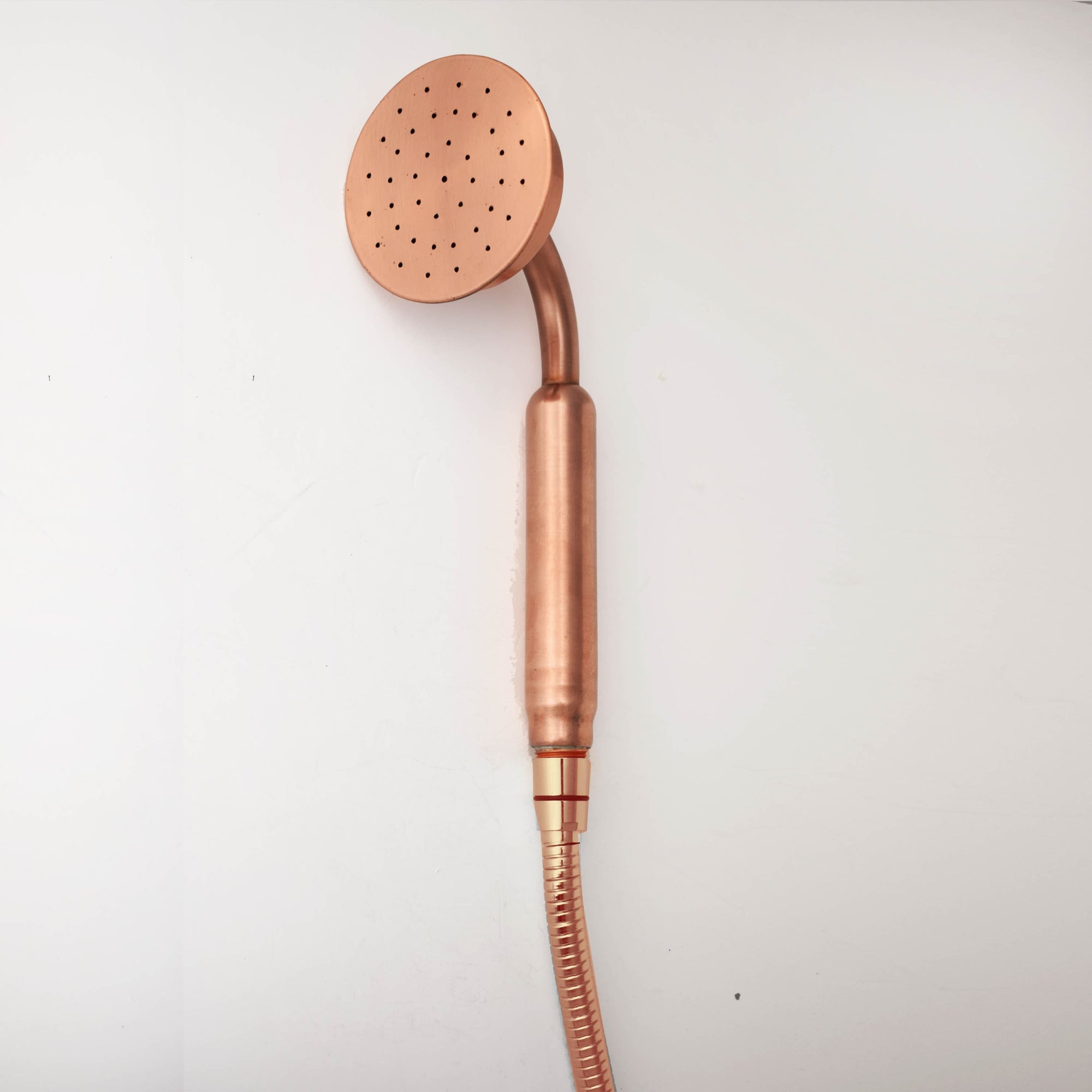 Solid Copper Handheld Shower Head Attachment - Proper Copper Design