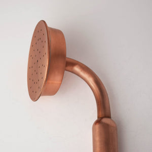 Solid Copper Handheld Shower Head Attachment - Proper Copper Design