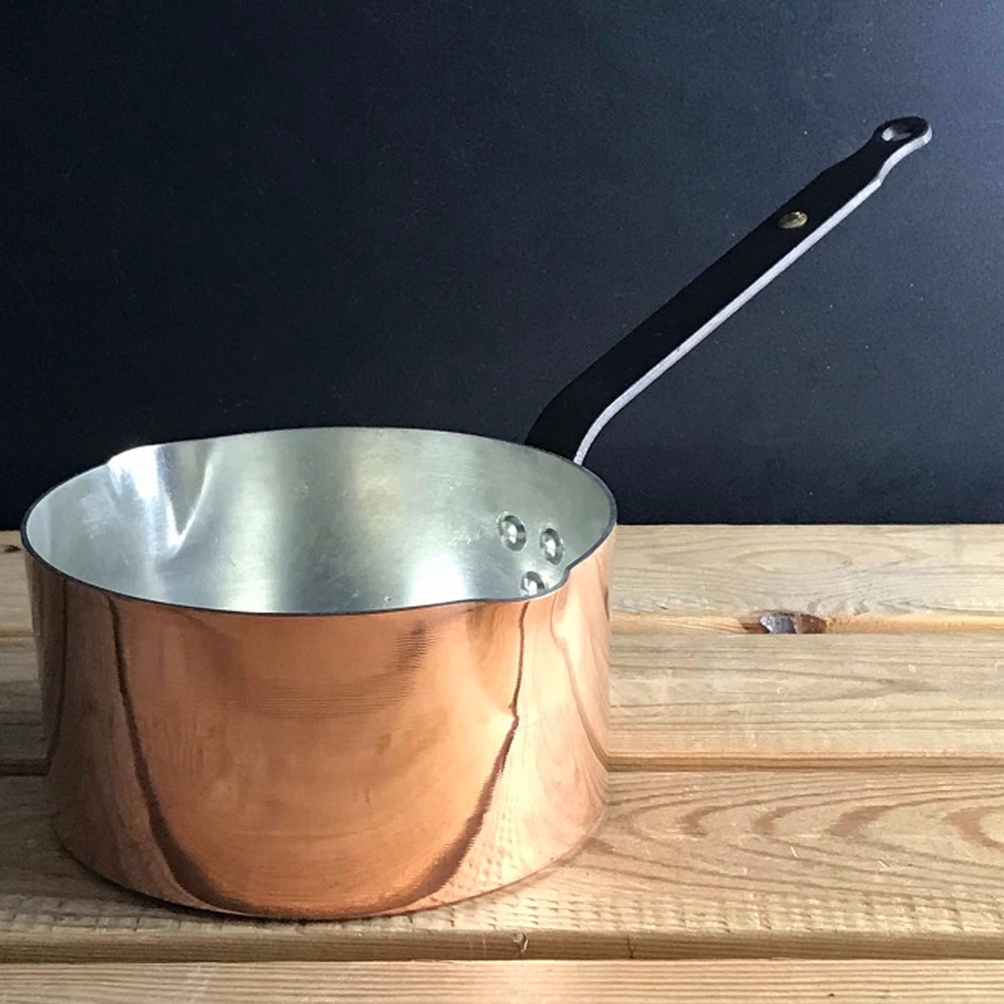Copper milk pan