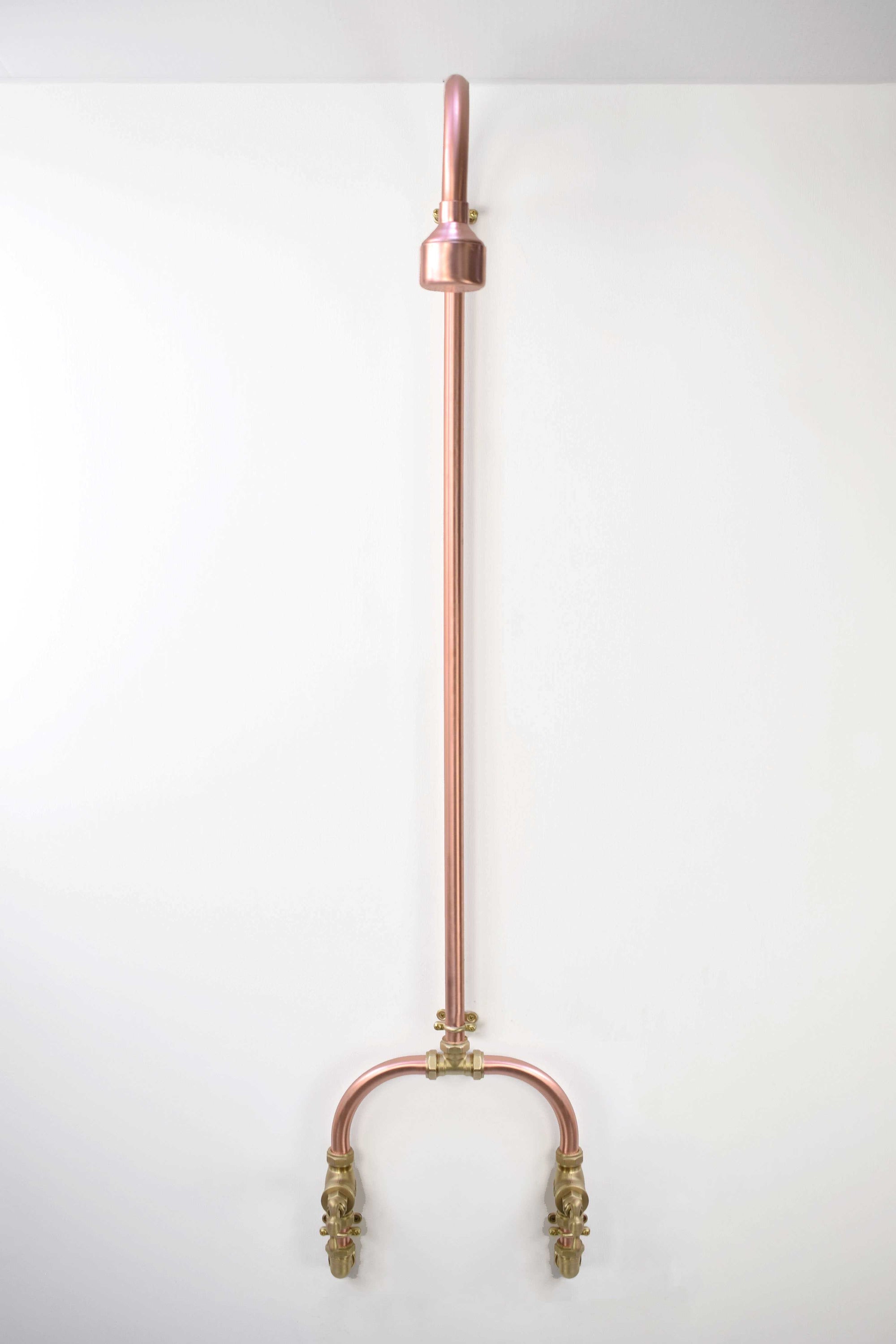 Copper and Brass Shower - Kamakura - Proper Copper Design
