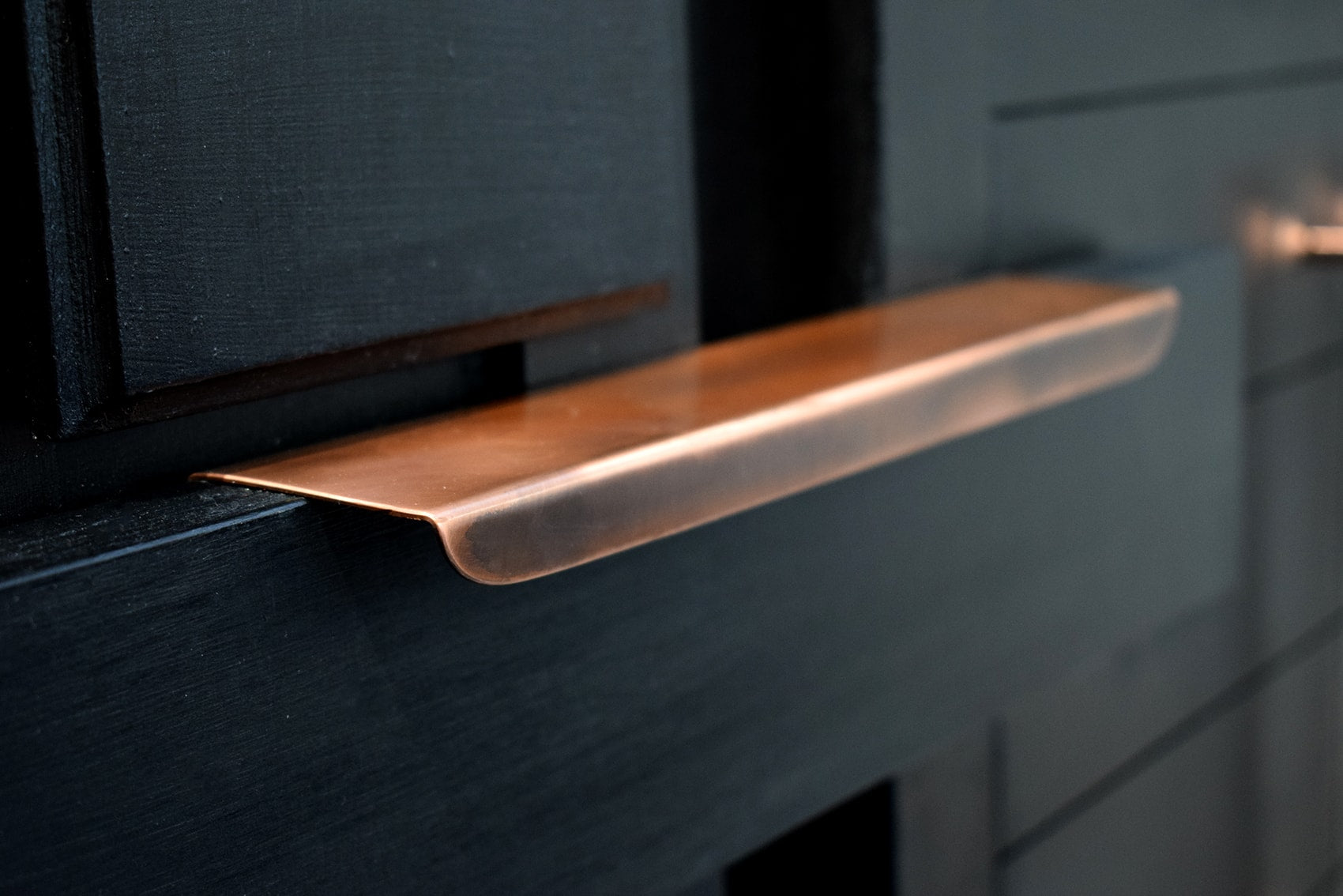Long Folded Handle (Aged) - Proper Copper Design