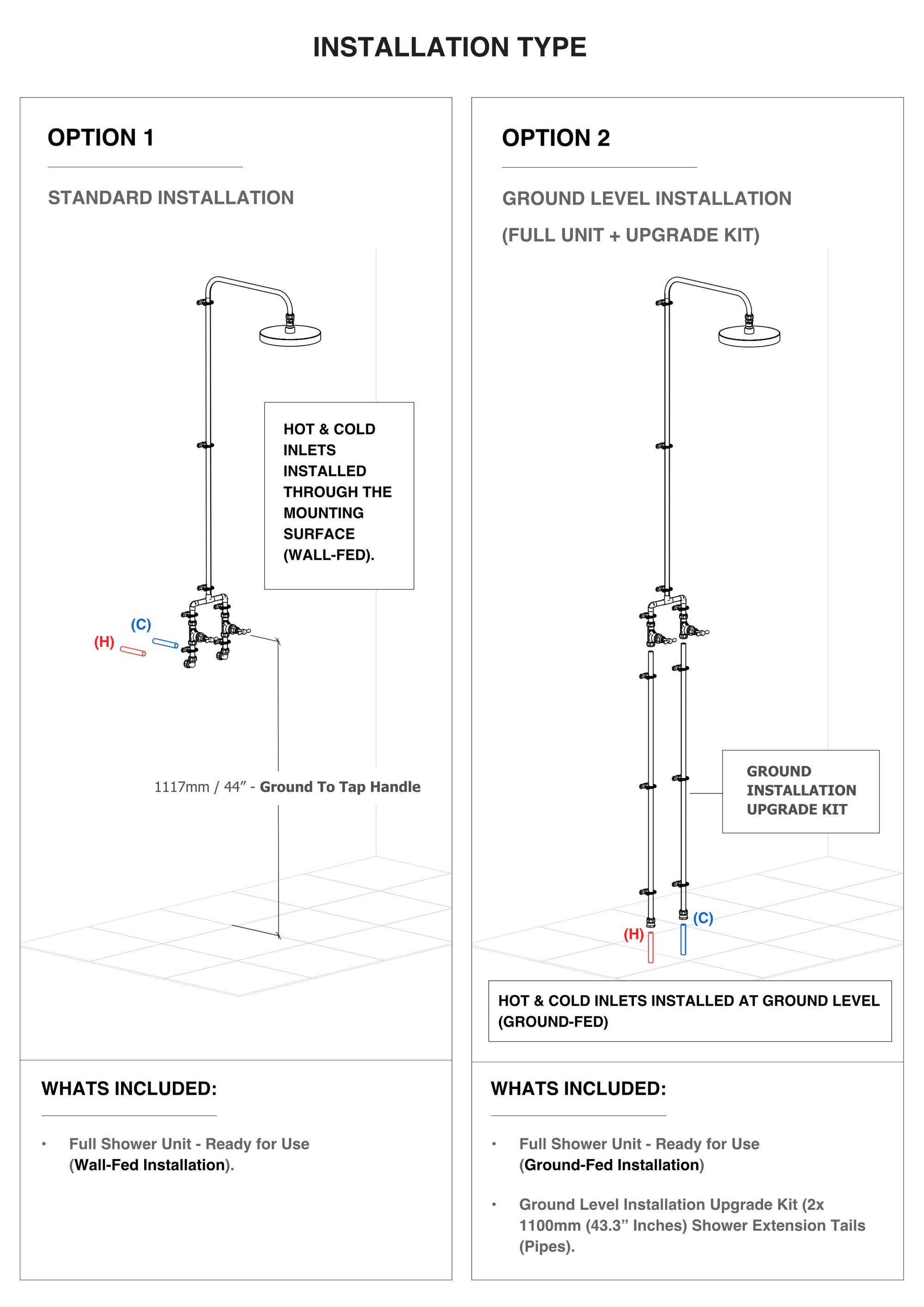 Installation options