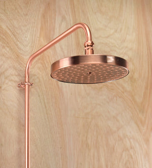 Enjoy a refreshing outdoor showering experience with our durable copper shower head and rust and corrosion proof shower unit