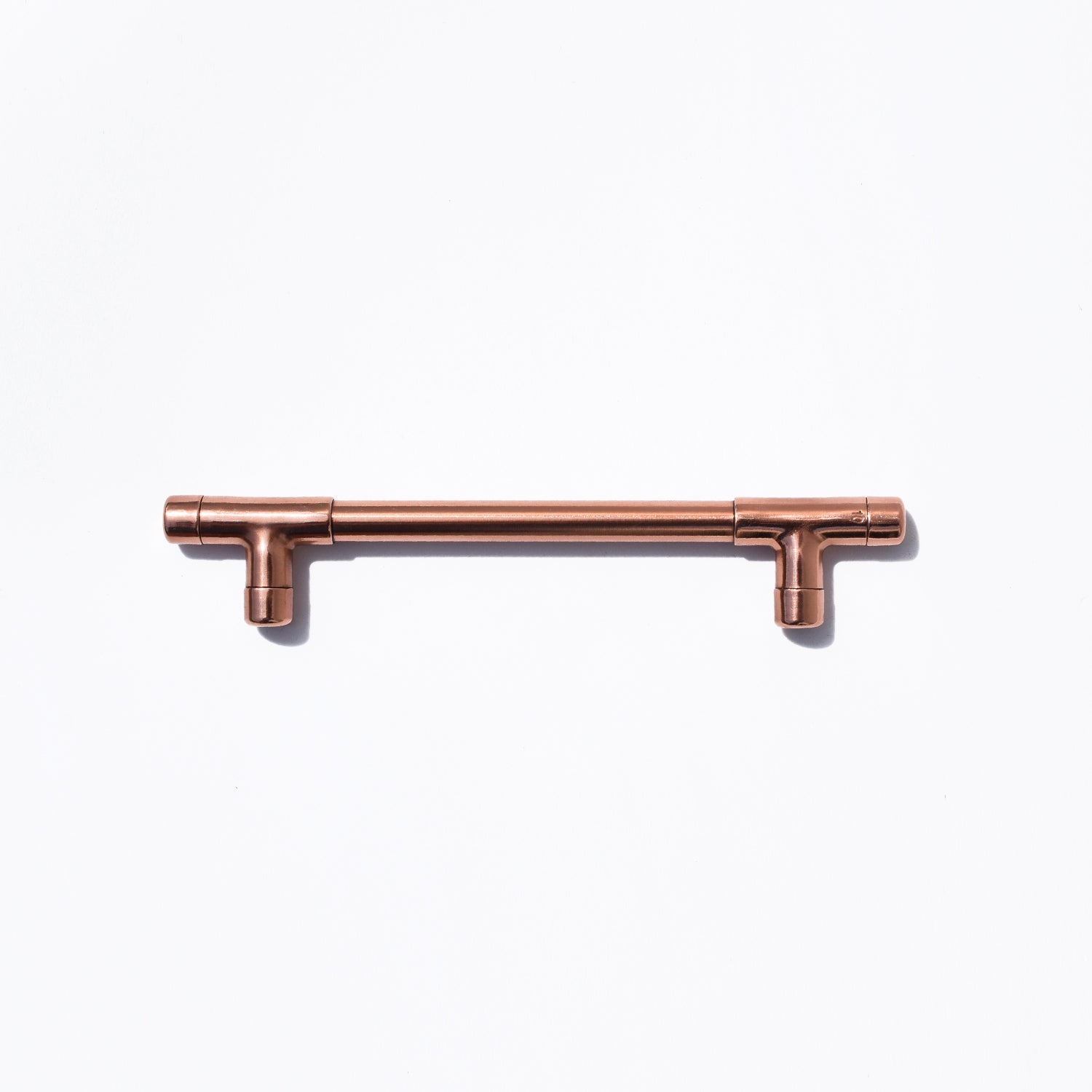 Solid Copper Handle T-shaped (Mini) - White Background