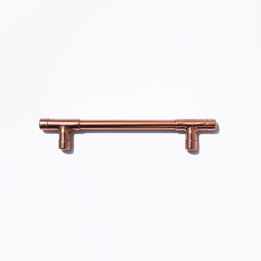 Solid Copper Handle T-shaped (Mini) - White Background