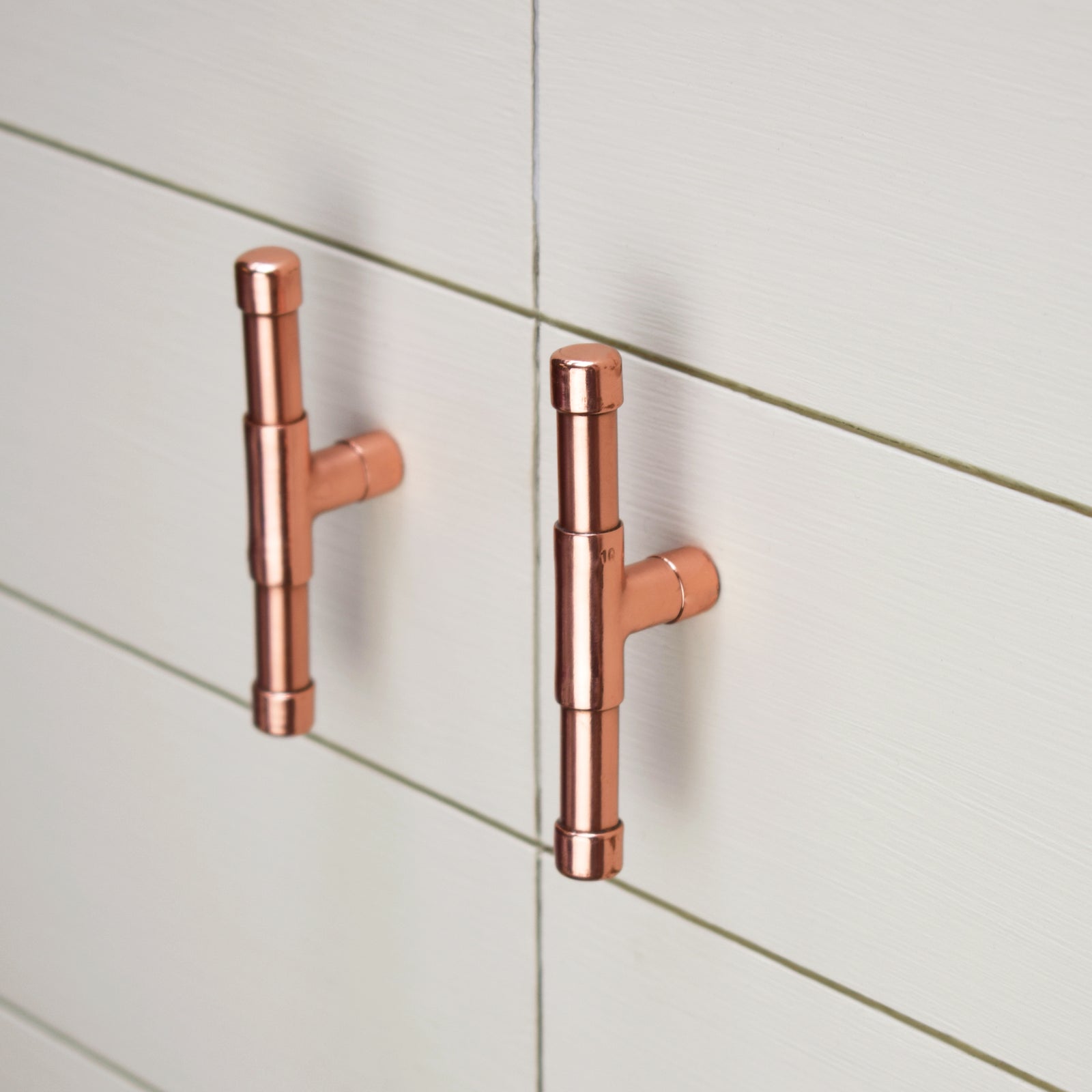 Solid Copper Knob (Mini) Extended T-shape - Proper Copper Design