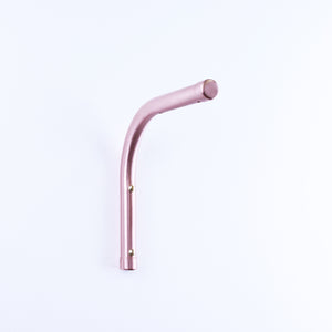 Copper Shelving Bracket (Curved) - Angle view