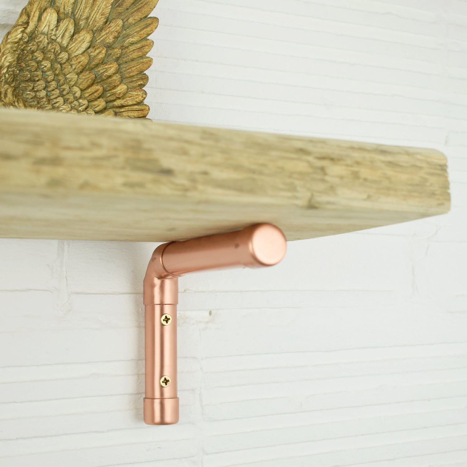 Small Copper Shelving Bracket - Proper Copper Design