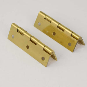 brass hinges pair